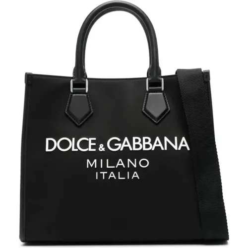 Tote Bags, male, , Size: ONE SIZE Classic Shopping Bag - Dolce & Gabbana - Modalova