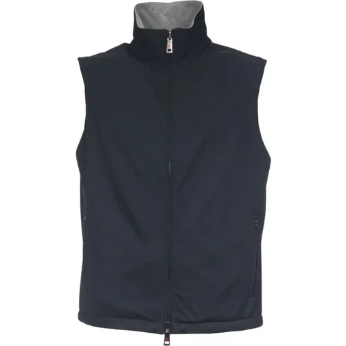 Vests, male, , Size: 3XL High Neck Sleeveless Vest - Kired - Modalova