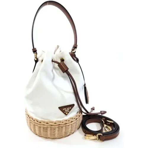 Pre-owned Bucket Bags, female, , Size: ONE SIZE Pre-owned Fabric prada-bags - Prada Vintage - Modalova