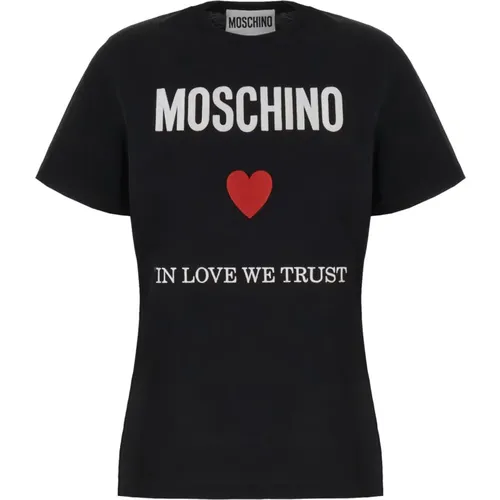 T-Shirts, female, , Size: 2XS T-Shirts - Moschino - Modalova