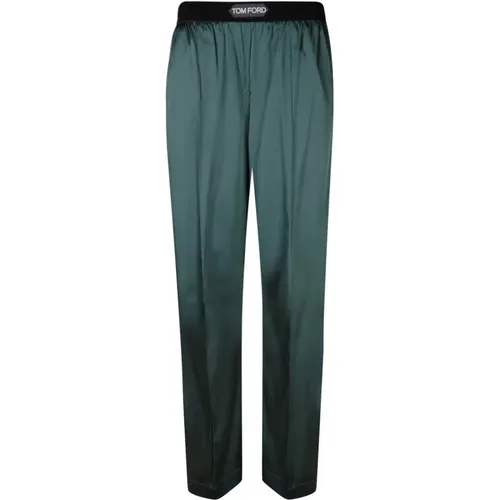 Silk Trousers Elegant Style , female, Sizes: S, L, M - Tom Ford - Modalova