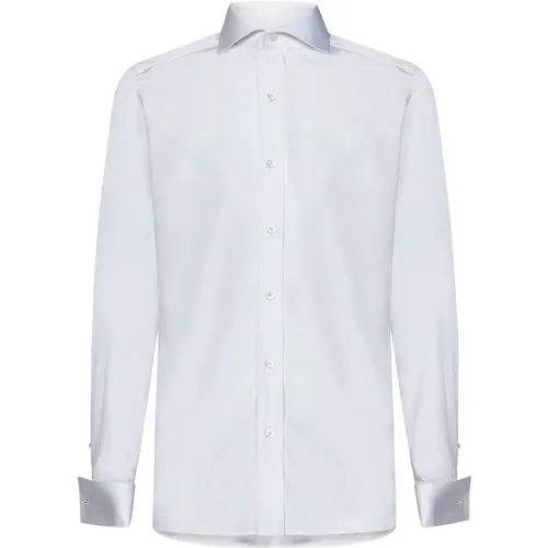 Cotton Poplin Shirt , male, Sizes: S, XL, L, M, XS - Tom Ford - Modalova