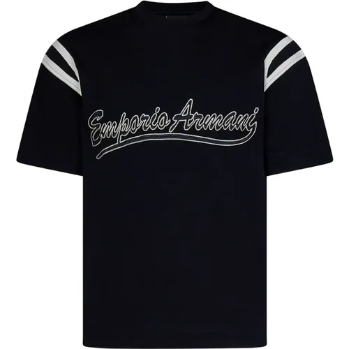 T-shirts and Polos by Armani , male, Sizes: S, 3XL, XL, L - Emporio Armani - Modalova