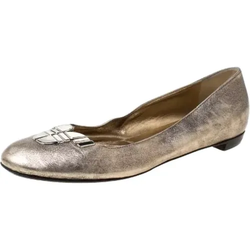 Pre-owned Flats, female, , Size: 9 US Pre-owned Leather flats - Sergio Rossi Pre-owned - Modalova