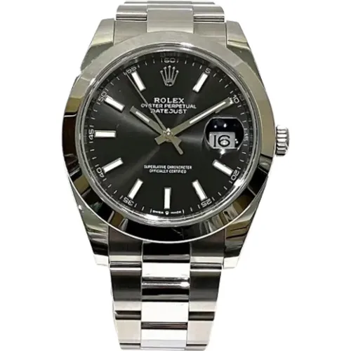 Pre-owned Metal watches , male, Sizes: ONE SIZE - Rolex Vintage - Modalova