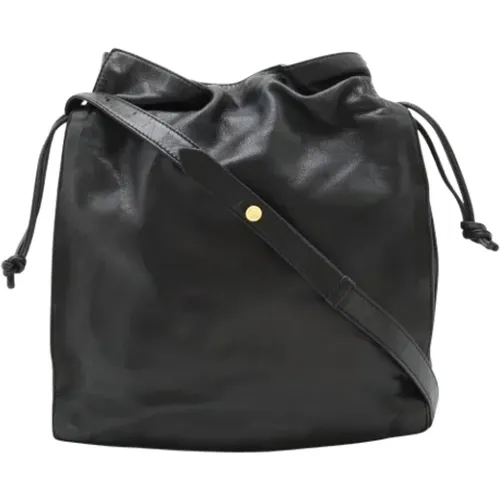 Pre-owned Bucket Bags, female, , Size: ONE SIZE Pre-owned Leather shoulder-bags - Loewe Pre-owned - Modalova