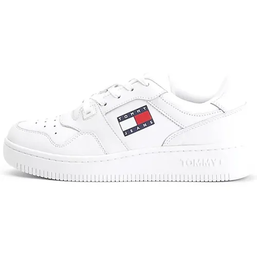 Sneakers, female, , Size: 10 US Iconic High-Top Sneakers - Tommy Hilfiger - Modalova