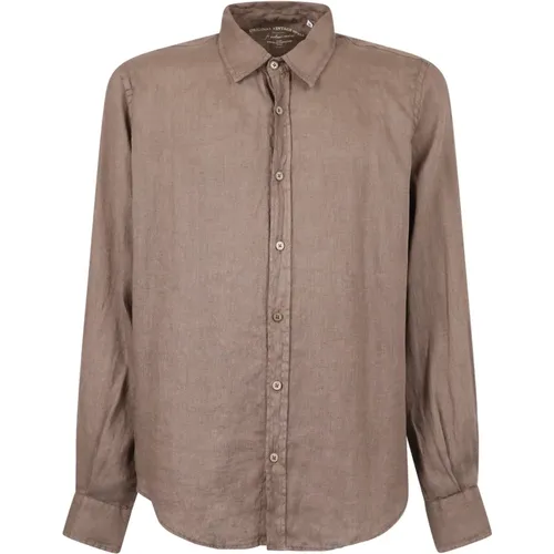 Linen shirt , male, Sizes: XL - Original Vintage - Modalova