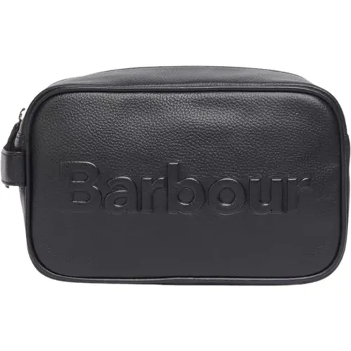Soft Leather Organizer Bag with Front Zip , unisex, Sizes: ONE SIZE - Barbour - Modalova