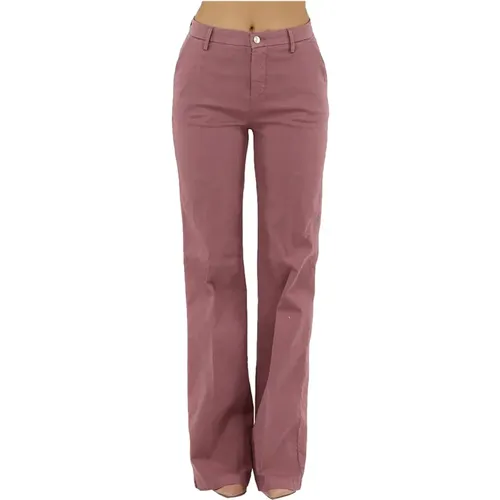 Damenhose im Flare-Stil,Flare Chino Hose - Liu Jo - Modalova