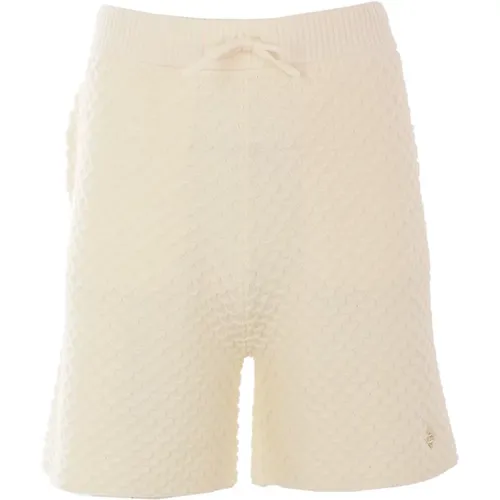 Casual Shorts, male, , Size: M Textured Cotton Shorts - Casablanca - Modalova