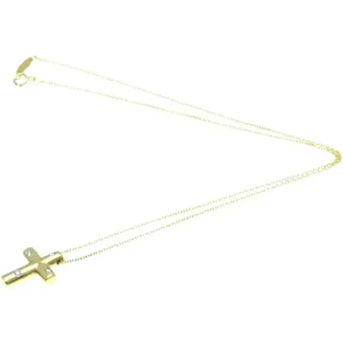 Pre-owned Jewellery, unisex, , Size: ONE SIZE Pre-owned Gold necklaces - Tiffany & Co. Pre-owned - Modalova