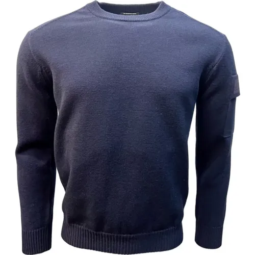 Urban Merino Crew Neck Pullover Navy , Herren, Größe: S - C.P. Company - Modalova