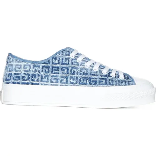 Stilvolle Weiß/Blau Sneakers - Givenchy - Modalova