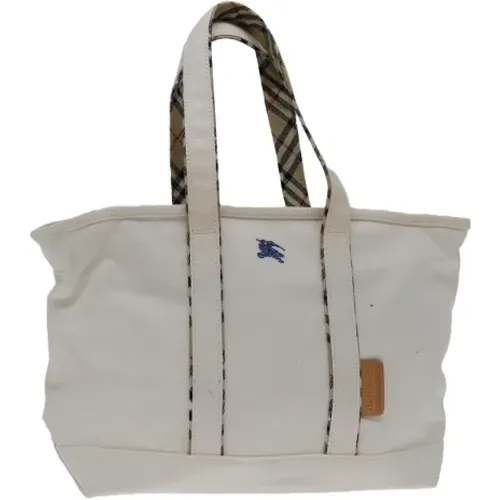 Pre-owned Canvas totes , female, Sizes: ONE SIZE - Burberry Vintage - Modalova