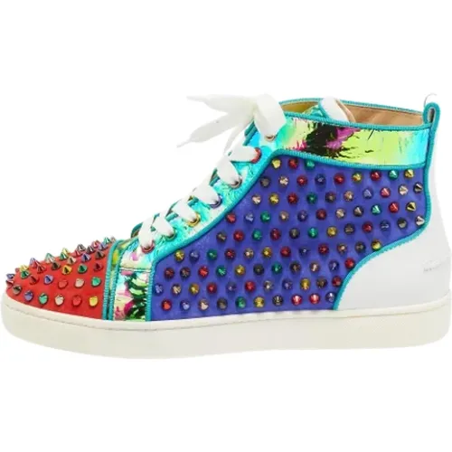 Pre-owned Sneakers, male, , Size: 8 US Pre-owned Leather sneakers - Christian Louboutin Pre-owned - Modalova