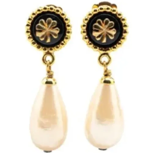 Pre-owned Jewellery, female, , Size: ONE SIZE Pre-owned Pearl earrings - Chanel Vintage - Modalova