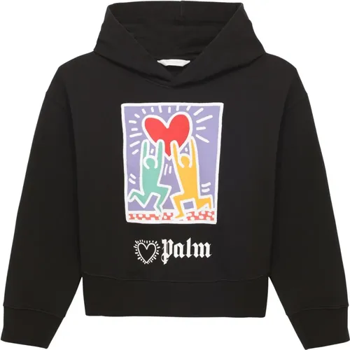 Hoodie mit X KH Design Palm Angels - Palm Angels - Modalova