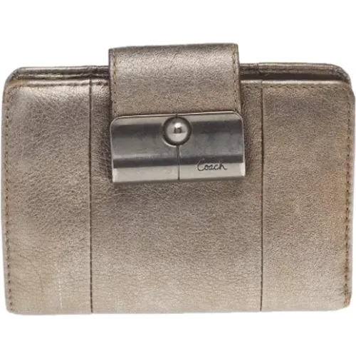 Pre-owned Wallets, female, , Size: ONE SIZE Pre-owned Leather wallets - Coach Pre-owned - Modalova