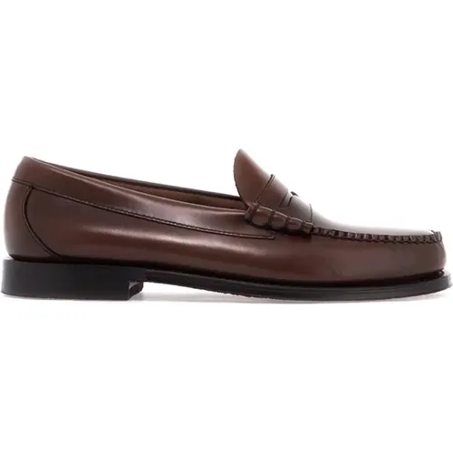 Handgefertigte Larson Loafers mit Glänzendem Finish , Herren, Größe: 41 EU - G.H. Bass & Co. - Modalova