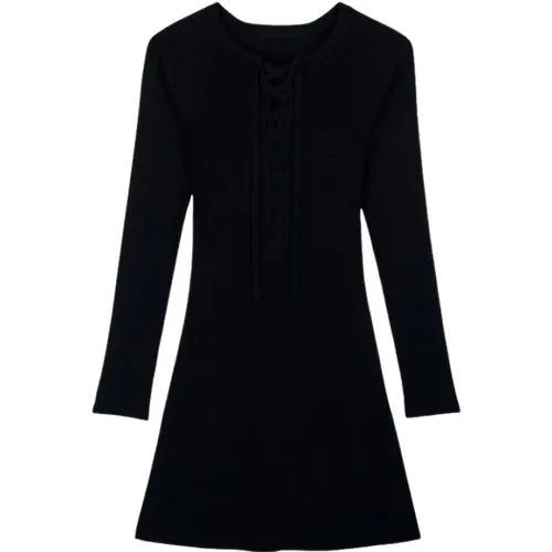 Willy Dress - , Feminine Day Dress with Long Sleeves , female, Sizes: M - BA&SH - Modalova