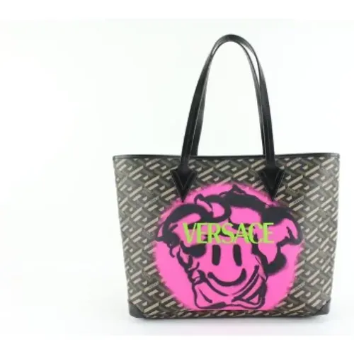 Pre-owned Tote Bags, female, , Size: ONE SIZE Pre-owned Tote Bags - Versace Pre-owned - Modalova