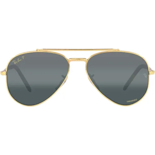 Rb3625 New Aviator Polarized Sunglasses , female, Sizes: 55 MM - Ray-Ban - Modalova
