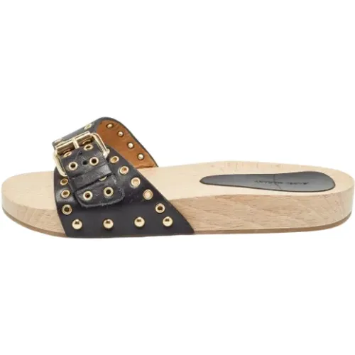 Pre-owned Flats, female, , Size: 6 US Pre-owned Leather sandals - Isabel Marant Pre-owned - Modalova