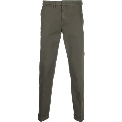 Chinos, male, , Size: W34 Tapered Chino Trousers - Fay - Modalova