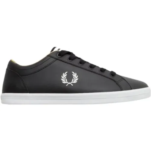 Sneakers, male, , Size: 8 US Baseline Leather Sneakers - Fred Perry - Modalova