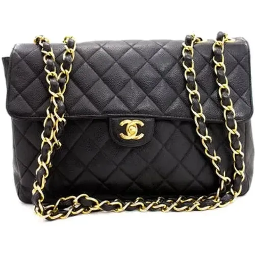 Pre-owned Leather chanel-bags , female, Sizes: ONE SIZE - Chanel Vintage - Modalova