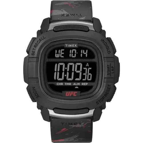 Watches, male, , Size: ONE SIZE UFC Command Fight Week Watch - Timex - Modalova