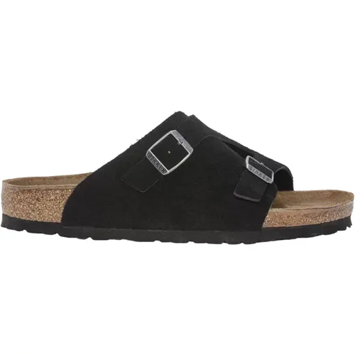 Zurich Wildleder Flip Flops , Herren, Größe: 38 EU - Birkenstock - Modalova