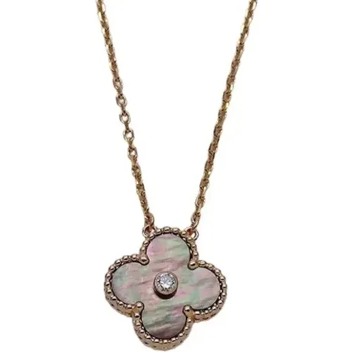 Pre-owned Rose Gold necklaces , female, Sizes: ONE SIZE - Van Cleef & Arpels Pre-owned - Modalova