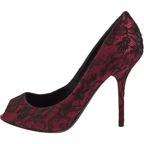 Pre-owned Pumps, female, , Size: 8 US Pre-owned Lace heels - Dolce & Gabbana Pre-owned - Modalova