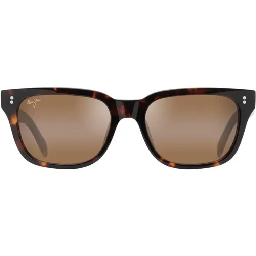 Quadratische Havana Sonnenbrille - Maui Jim - Modalova