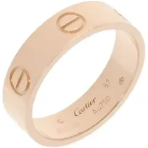 Pre-owned Jewellery, female, , Size: ONE SIZE Pre-owned Rose Gold rings - Cartier Vintage - Modalova