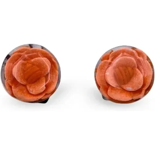 Pre-owned Plastic earrings , female, Sizes: ONE SIZE - Chanel Vintage - Modalova