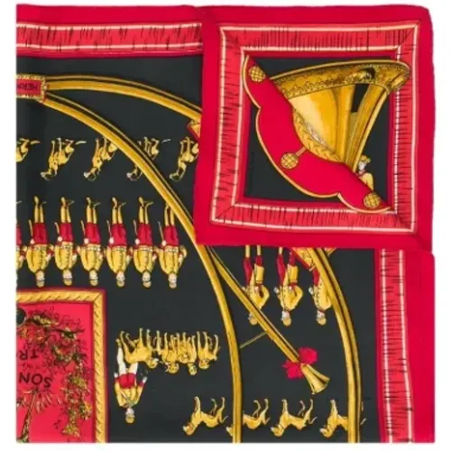 Pre-owned Scarves, female, , Size: ONE SIZE Pre-owned Silk scarves - Hermès Vintage - Modalova