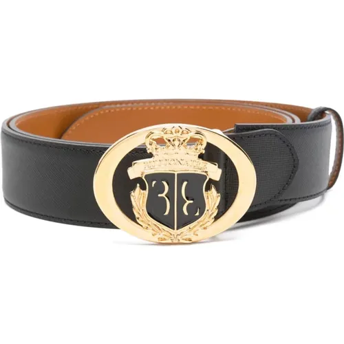 Stylish Leather Belt , male, Sizes: 120 CM, 100 CM, 90 CM, 115 CM, 95 CM, 105 CM - Billionaire - Modalova