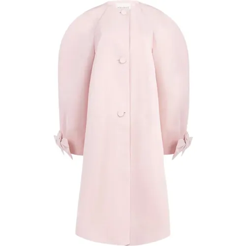 Rosa Cocoon-Ärmel Opern Mantel , Damen, Größe: XL - Nina Ricci - Modalova