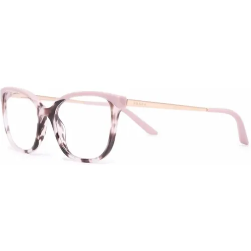 Brown/Havana Optical Frame , female, Sizes: 54 MM - Prada - Modalova