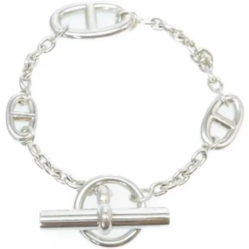 Pre-owned Hermès bracelet in silver , female, Sizes: ONE SIZE - Hermès Vintage - Modalova