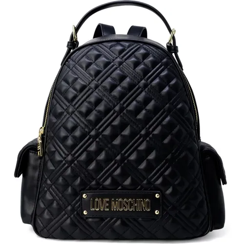 Quilted Backpack , female, Sizes: ONE SIZE - Love Moschino - Modalova