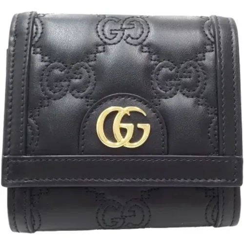 Pre-owned Wallets, female, , Size: ONE SIZE Pre-owned Leather wallets - Gucci Vintage - Modalova