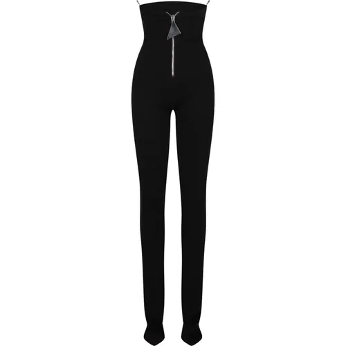 Strapless Skinny Cut Jumpsuit , female, Sizes: S - The Attico - Modalova