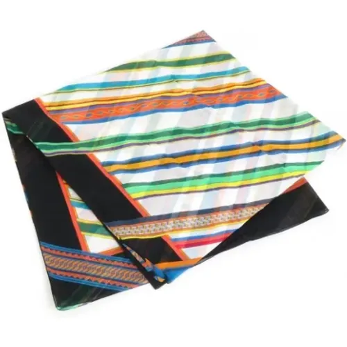 Pre-owned Scarves, female, , Size: ONE SIZE Pre-owned Silk scarves - Hermès Vintage - Modalova