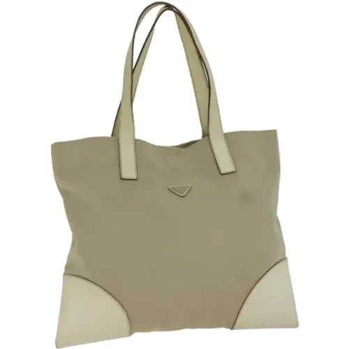 Pre-owned Tote Bags, female, , Size: ONE SIZE Pre-owned Canvas totes - Prada Vintage - Modalova