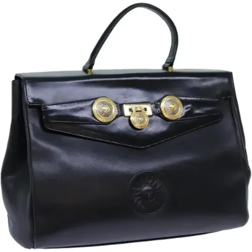 Pre-owned Leather handbags , female, Sizes: ONE SIZE - Versace Pre-owned - Modalova