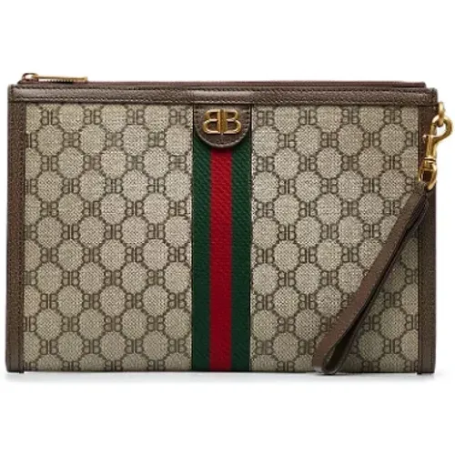 Pre-owned Clutches, female, , Size: ONE SIZE Pre-owned Fabric clutches - Gucci Vintage - Modalova